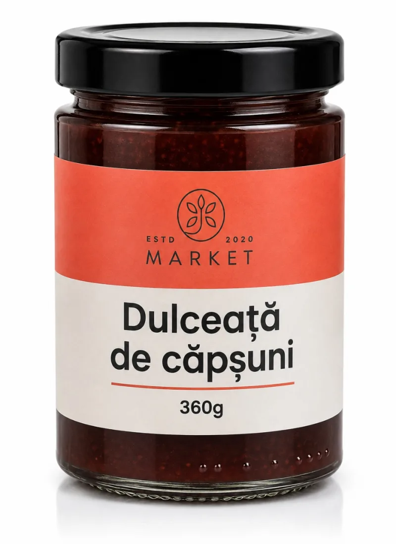 Dulceață de căpșuni fără zahăr, 360 g, Bio-Market — preț și oferte