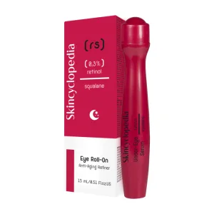 Ser roll-on pentru ochi impotriva ridurilor cu retinol si squalane, 15ml, Skincyclopedia