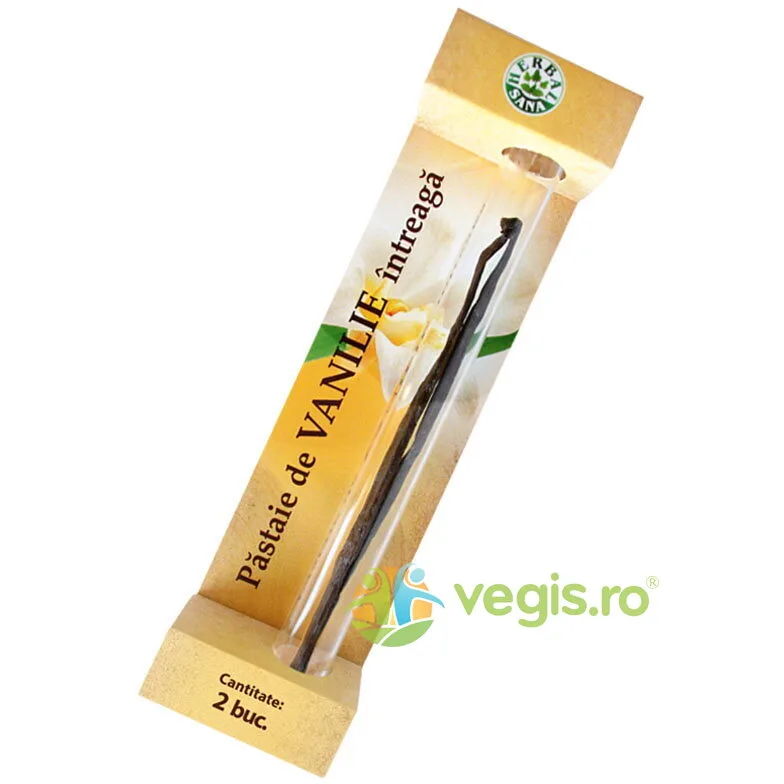 Pastaie de Vanilie Intreaga (Madagascar) 2buc Herbavit — preț și oferte