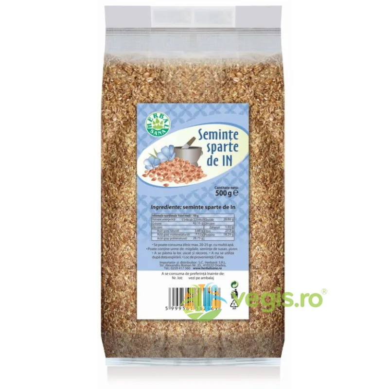 Seminte de In Sparte 500g Herbavit — preț și oferte