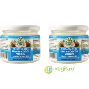 Pachet Ulei Cocos Virgin 250ml+250ml