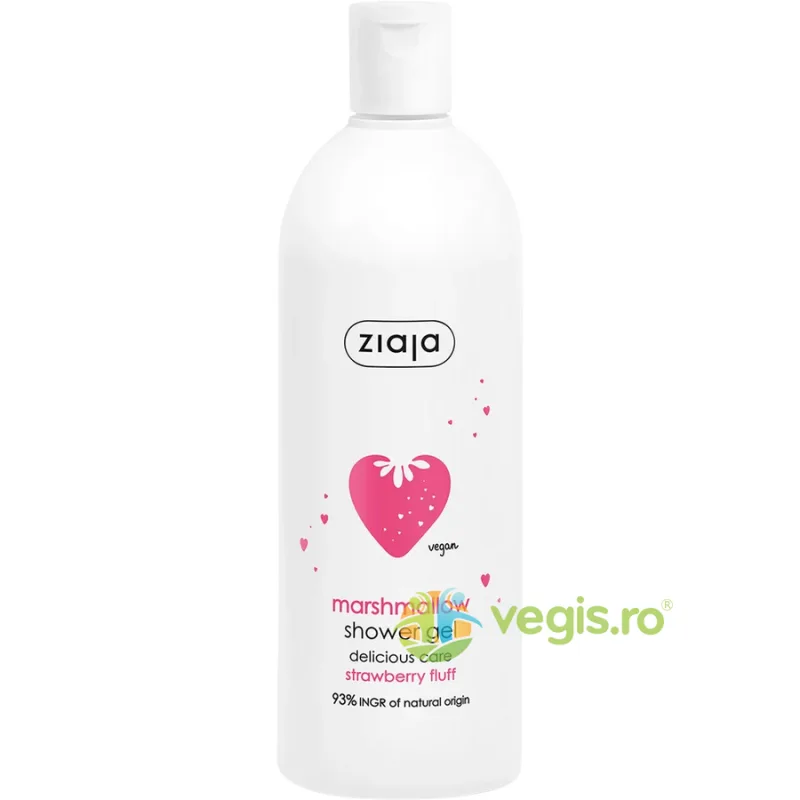 Gel de Dus Delicious Skin Care Marshmallow 500ml ZIAJA — preț și oferte