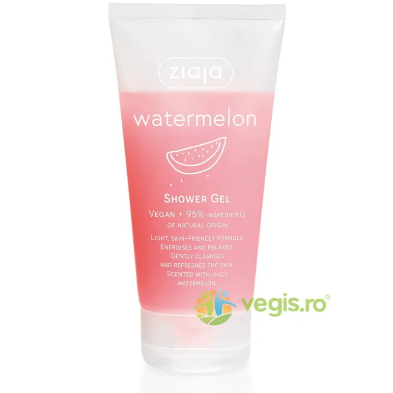 Gel de Dus cu Aroma de Pepene Verde Juicy Skin Care Watermelon 160ml ZIAJA — preț și oferte