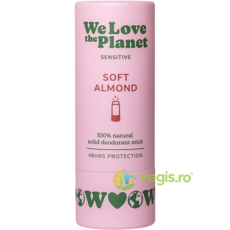 Deodorant Natural Stick Sensitive Soft Almond 40g We Love The Planet — preț și oferte