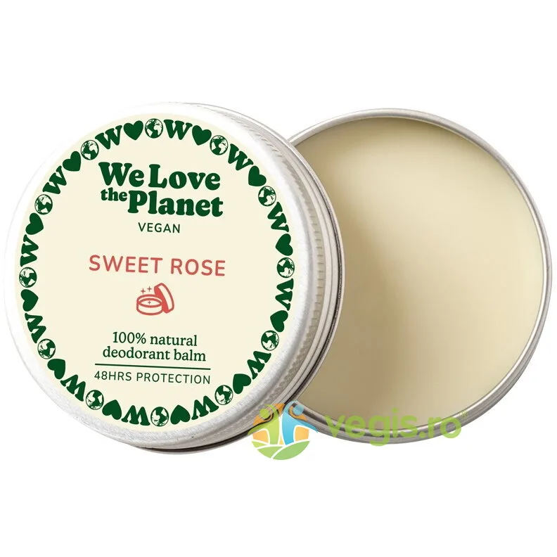 Deodorant Crema Vegan Sweet Rose 35g We Love The Planet — preț și oferte