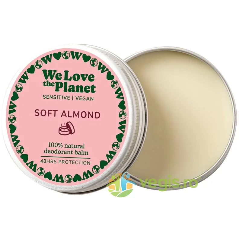 Deodorant Crema Vegan Soft Almond (Sensitive) 35g We Love The Planet — preț și oferte