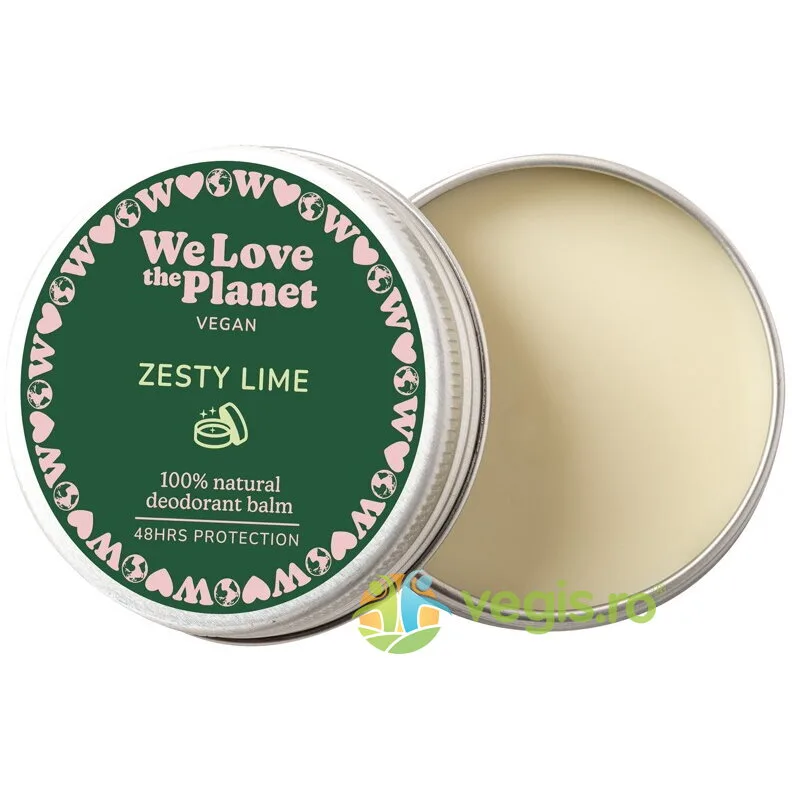 Deodorant Crema Vegan Zesty Lime 35g We Love The Planet — preț și oferte
