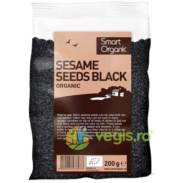 Seminte De Susan Negru Ecologice/Bio 200g SMART ORGANIC — preț și oferte
