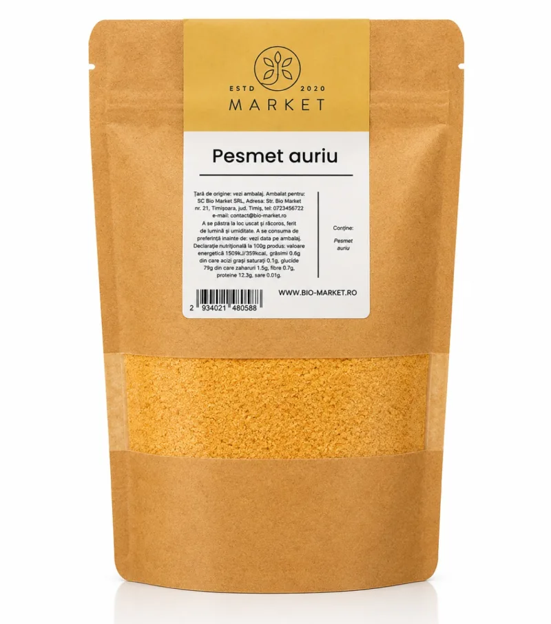 Pesmet auriu, 500 g, Bio-Market — preț și oferte