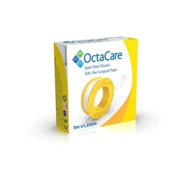 Banda adeziva cu suport de matase, 1.25cmx5m, Octacare — preț și oferte