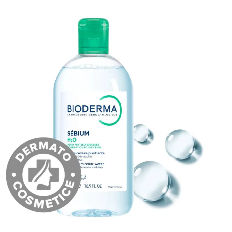 Solutie micelara Sebium H2O, 500ml, Bioderma — preț și oferte