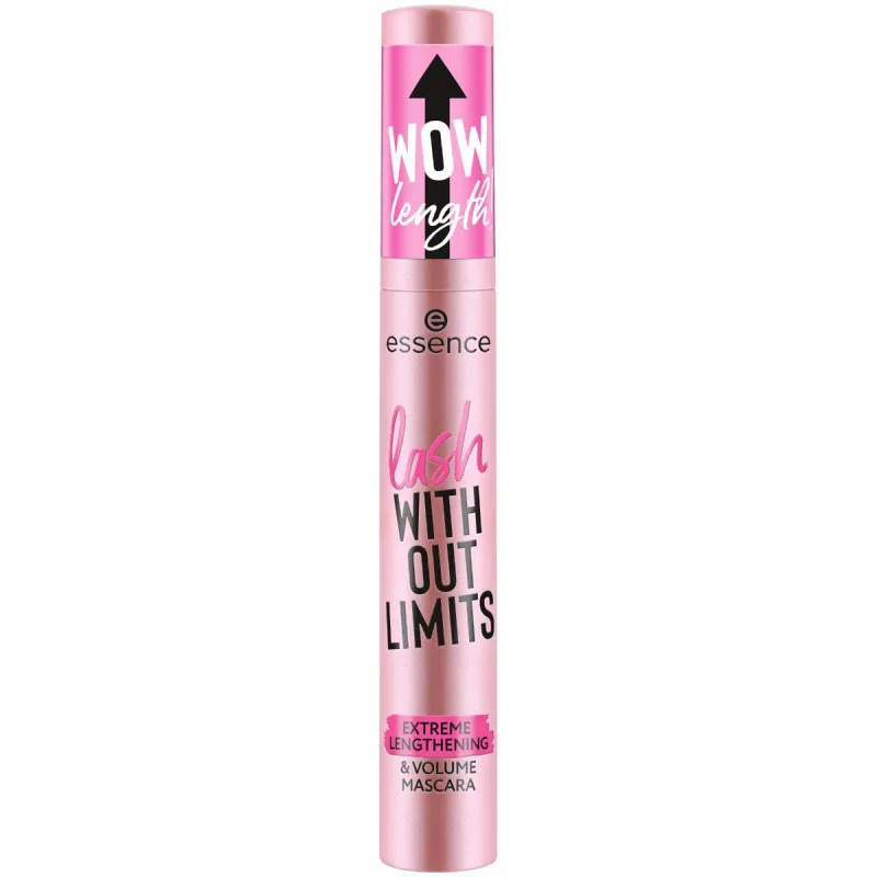 Mascara Lash Without Limits Extreme Lengthening & Volume 01 - Ultra Black, 13ml, Essence — preț și oferte