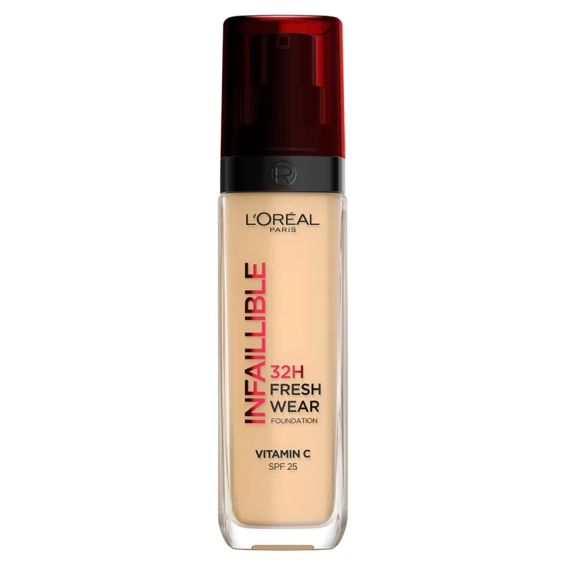 Fond de ten rezistent la transfer Infaillible 32H Fresh Wear 125 Cald, 30ml, L'Oreal Paris — preț și oferte