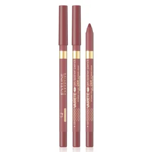 Creion de buze gel Variete Gel Matt Waterproof No.3 Dusty Rose, 1.3g, Eveline Cosmetics