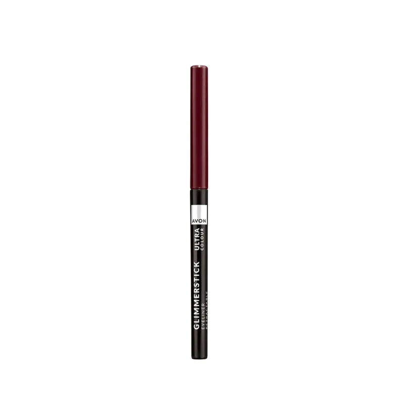Creion retractabil pentru contur ochi Glimmerstick Cherry Red, 0.28g, Avon — preț și oferte