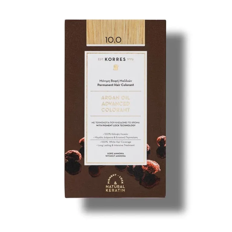 Vopsea de par Argan Oil 10.0, 50ml, Korres — preț și oferte