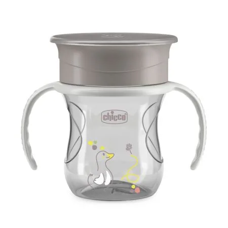 Canuta 360 Perfect Cup pentru copii 12 luni+ Gri, 200ml, Chicco — preț și oferte