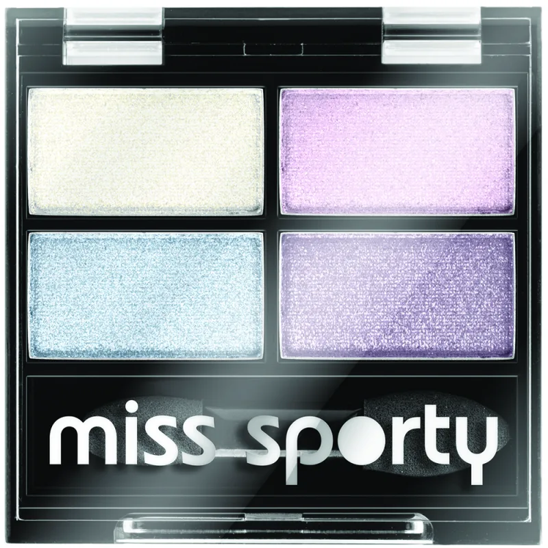 Paleta de farduri pentru pleoape Studio Color Quattro 415 Cool Unicorn, 5g, Miss Sporty — preț și oferte