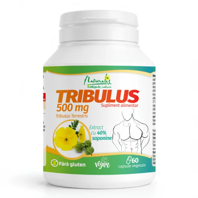Tribulus 500, 60 capsule, Naturalis — preț și oferte