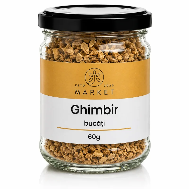 Ghimbir Bucăți, 60 g, Bio-Market — preț și oferte