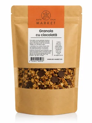 Granola cu Ciocolată Artizanală, 400 g, Bio-Market