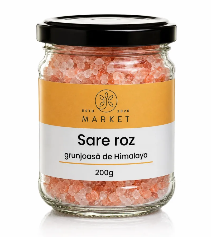 Sare Roz de Himalaya Grunjoasă, 200 g, Bio-Market — preț și oferte