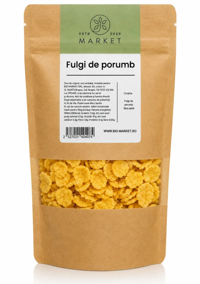 Fulgi de Porumb, 250 g, Bio-Market — preț și oferte