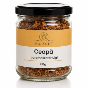 Ceapă Caramelizată Fulgi, 60 g, Bio-Market