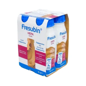 Fresubin Hepa Drink cu aroma de cappucino 4 bucati x 200 ml