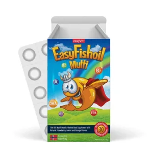 Easy Fishoil Multi 30 comprimate masticabile