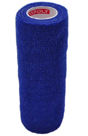Bandaj elastic autoadeziv albastru 15 cm Copoly