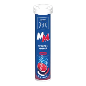 Vitamine si minerale + Ginseng, 24 comprimate efervescente, Zdrovit