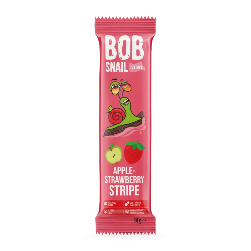 Jeleu cu mere si capsuni, 14g, Bob Snail — preț și oferte