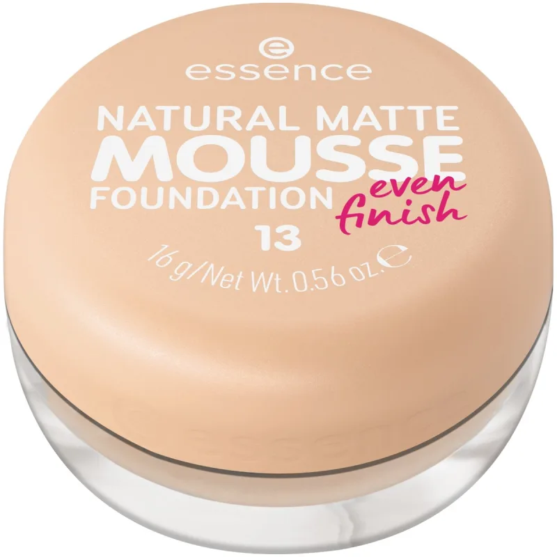 Fond de ten mat Natural Matte Mousse Foundation 13, 16g, Essence — preț și oferte