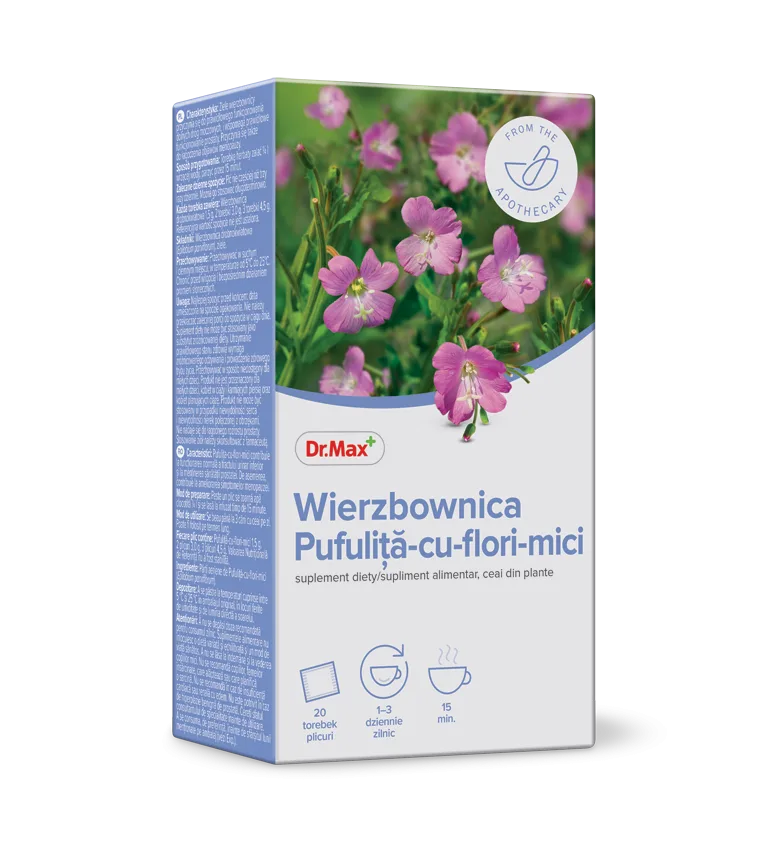 Dr. Max Ceai pufulita-cu-flori-mici, 20 plicuri — preț și oferte