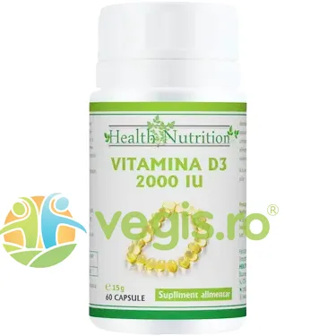 Vitamina D3 2000 IU 60cps moi Health Nutrition — preț și oferte