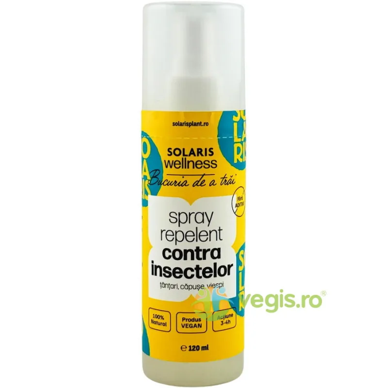 Spray Repelent Contra Insectelor 120ml SOLARIS — preț și oferte