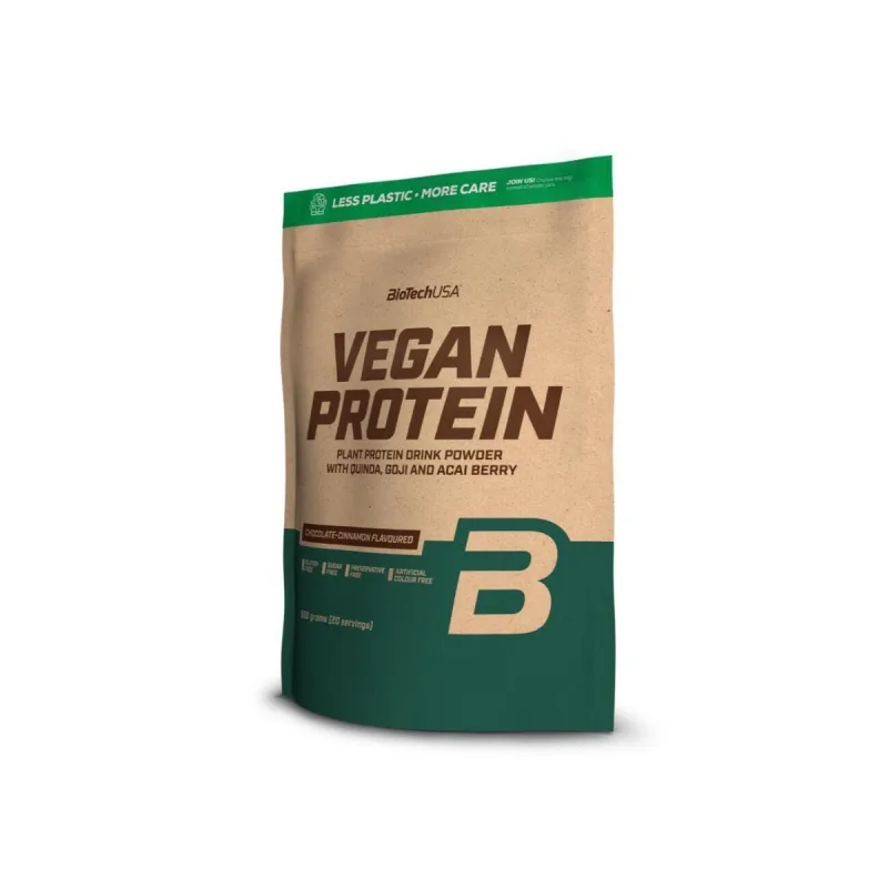 Pudra proteica vegana cu aroma de ciocolata si scortisoara, 500g, BioTechUSA — preț și oferte