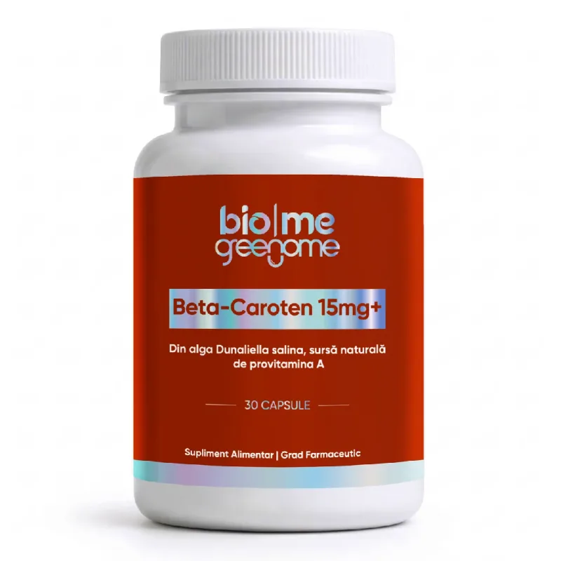 Beta-Caroten, 15mg+, 30 capsule, Biome — preț și oferte
