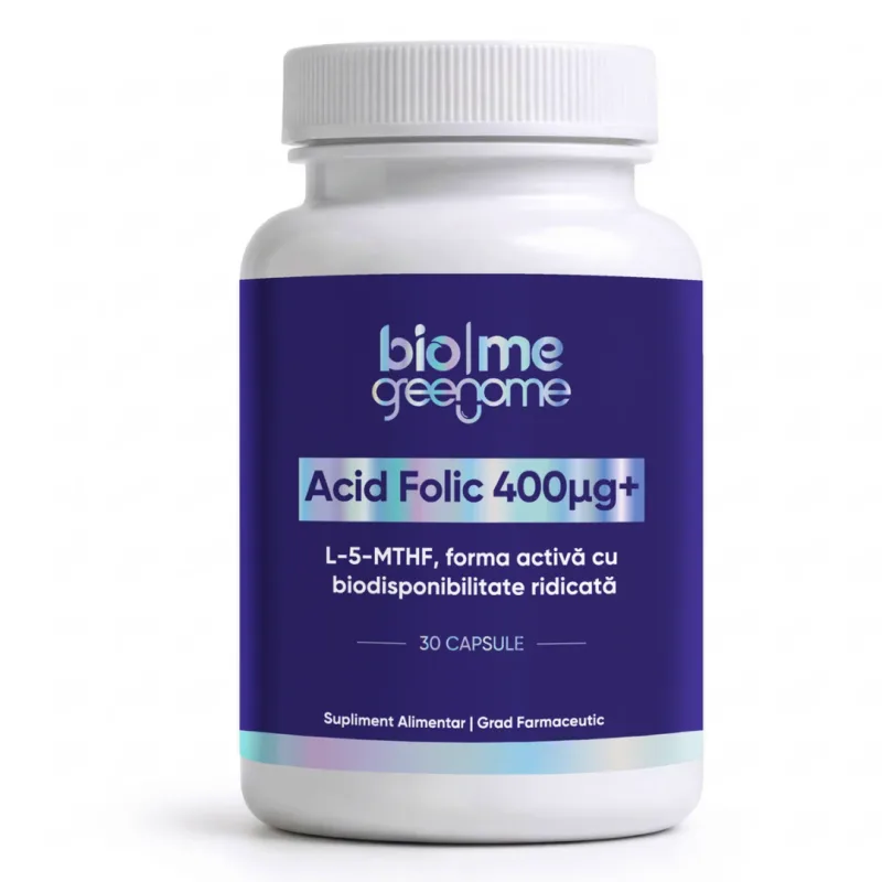 Acid Folic, 400ug+, 30 capsule, Biome — preț și oferte