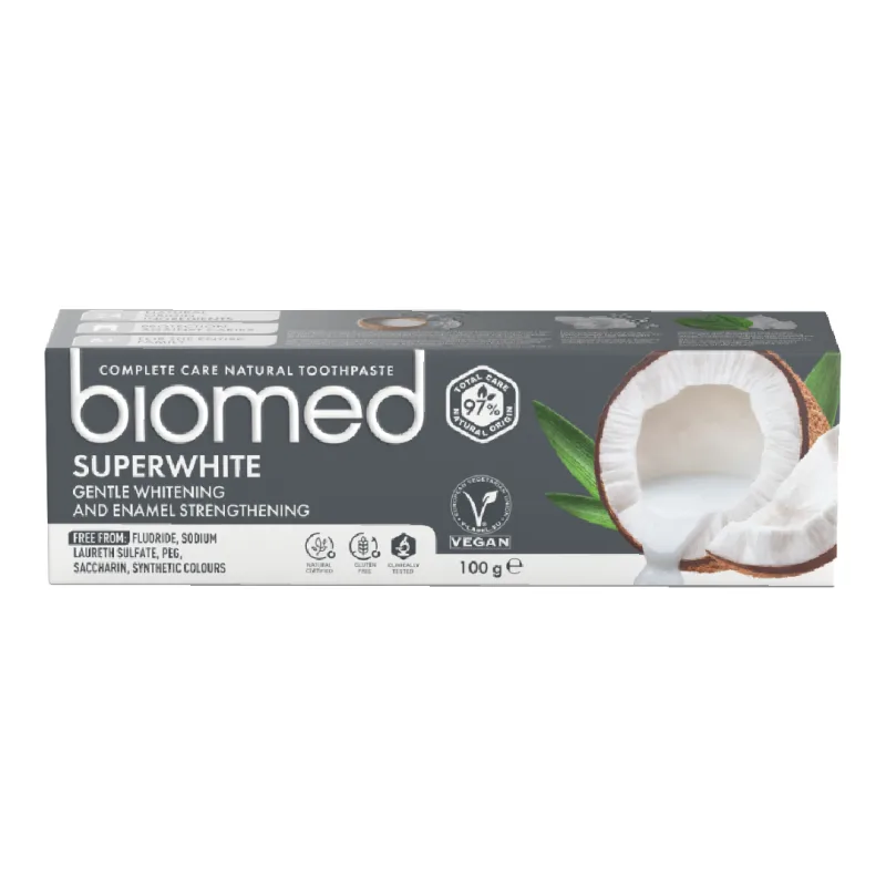 Pasta de dinti Superwhite, 100 g, Biomed — preț și oferte