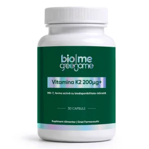 Vitamina K2, 200ug+, 30 capsule, Biome
