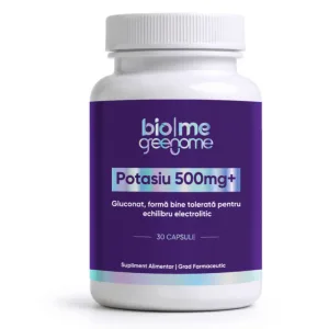 Potasiu gluconat, 500mg+, 30 capsule, Biome