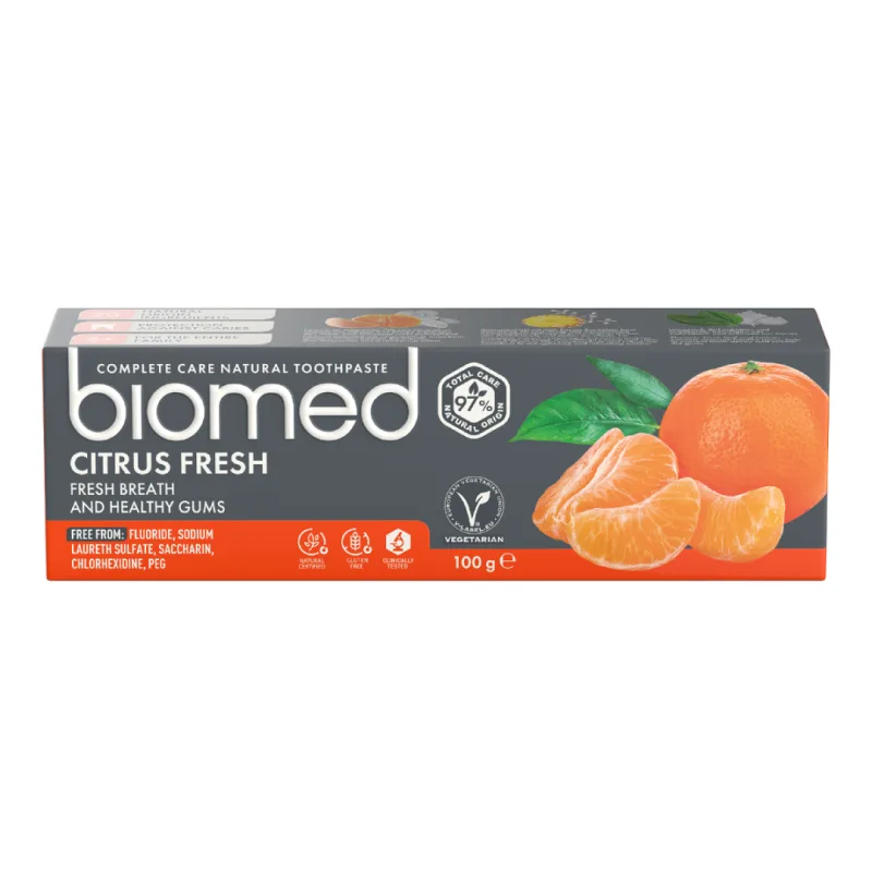 Pasta de dinti Citrus Fresh, 100 g, Biomed — preț și oferte