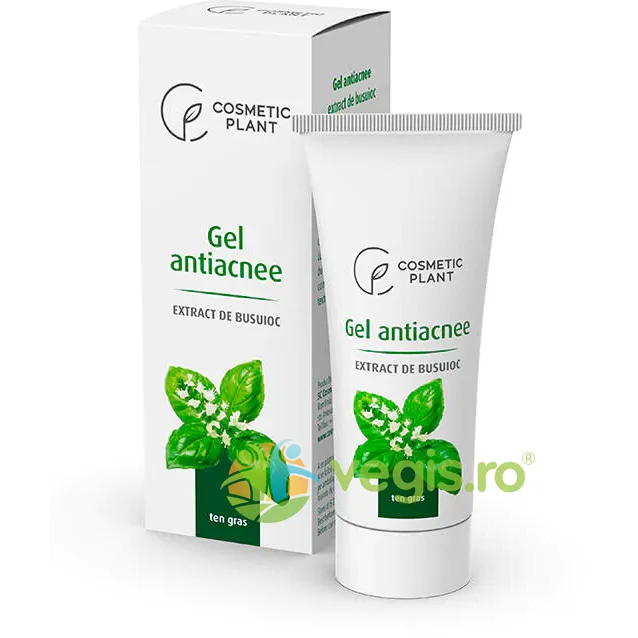 Gel Antiacnee cu Extract de Busuioc 50ml COSMETIC PLANT — preț și oferte