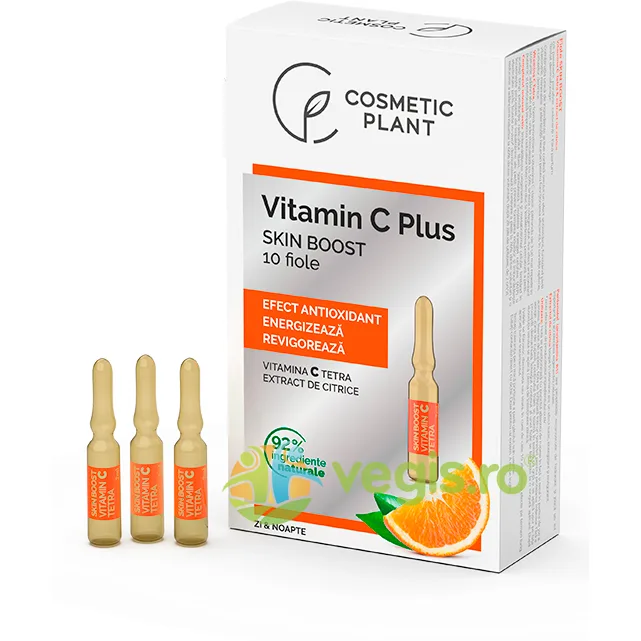 Fiole Skin Boost cu Vitamina C Tetra 10 fiole x 2ml COSMETIC PLANT — preț și oferte