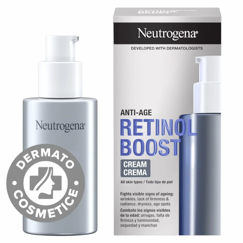 Crema de fata anti-imbatranire Retinol Boost, 50ml, Neutrogena — preț și oferte