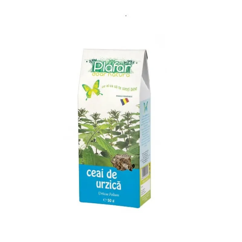 Ceai de frunze de urzica, 50g, Plafar — preț și oferte