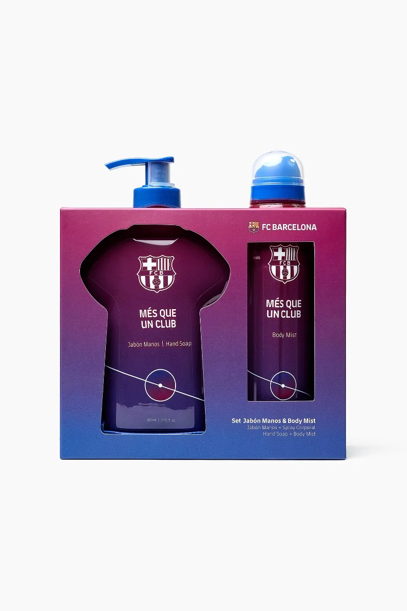 Set cadou baie si corp pentru barbati, 2 articole, FC Barcelona — preț și oferte