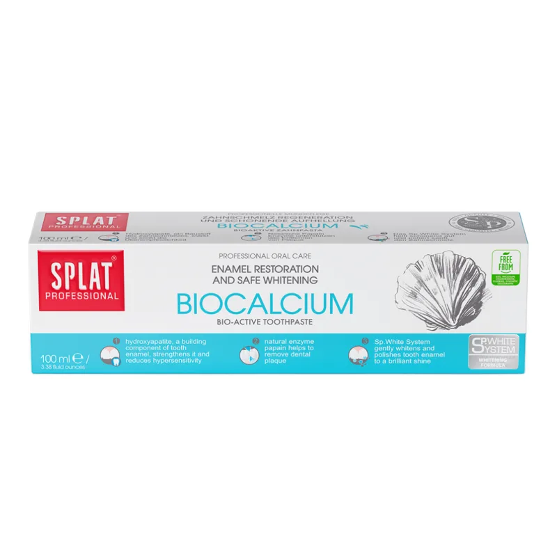 Pasta de dinti Biocalcium, 100 ml, Splat — preț și oferte